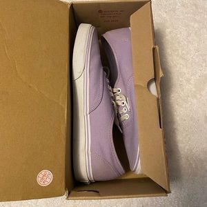 Lavender and white vans, don’t wear anymore